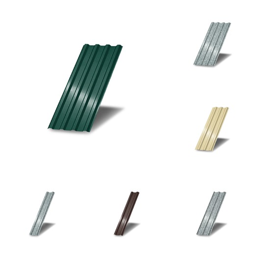 Профнастил МП20 с нестандартной шириной — примеры применения и покрытий